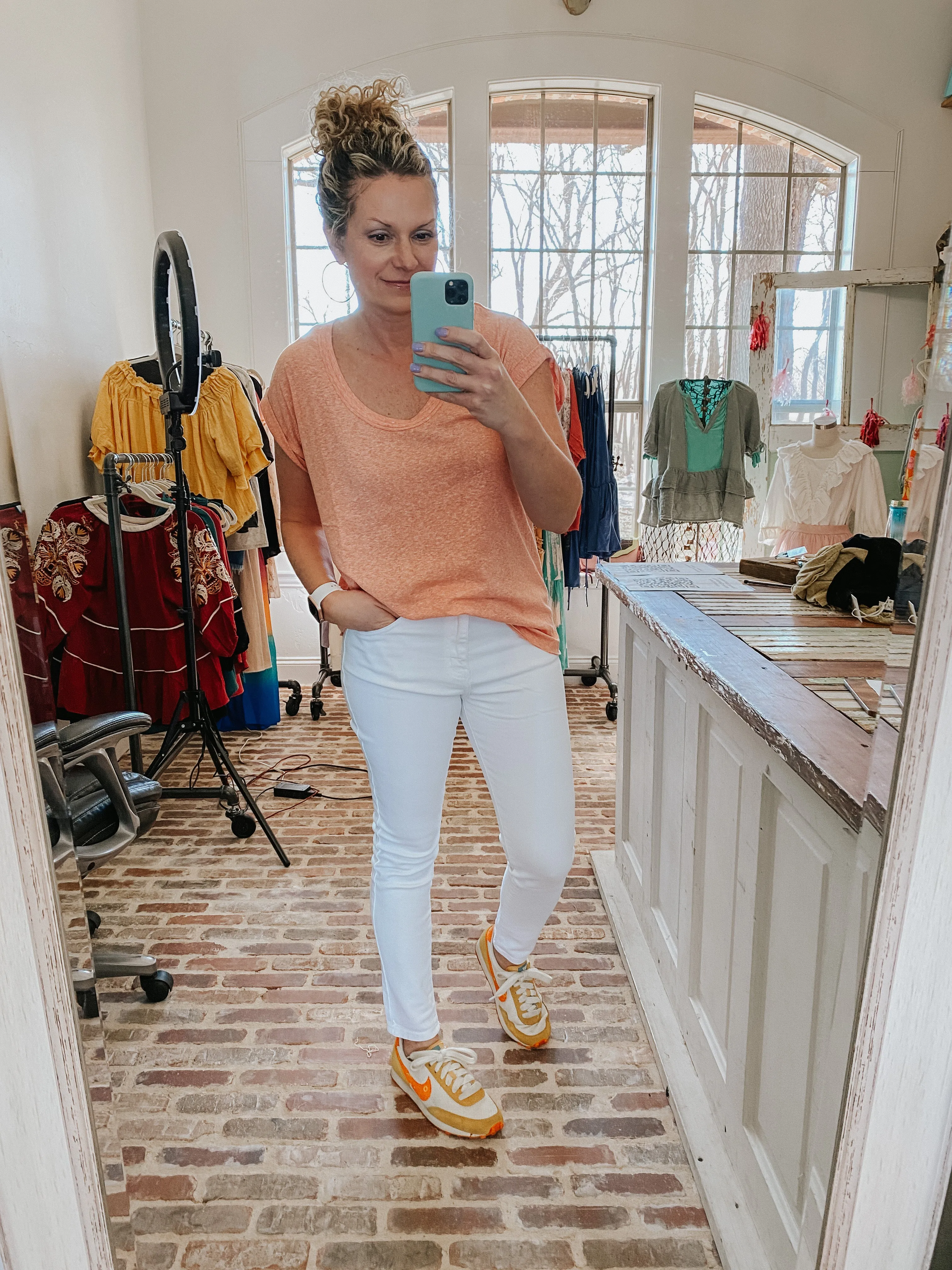 Just Right White Jean