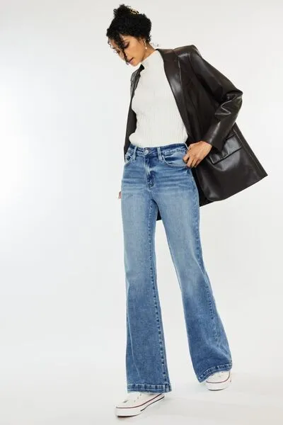 Kancan High Rise Wide Leg Jeans ONLINE EXCLUSIVE