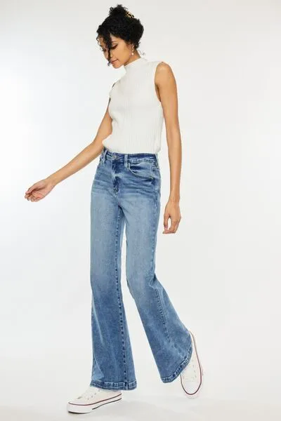 Kancan High Rise Wide Leg Jeans ONLINE EXCLUSIVE