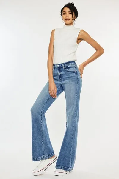 Kancan High Rise Wide Leg Jeans ONLINE EXCLUSIVE