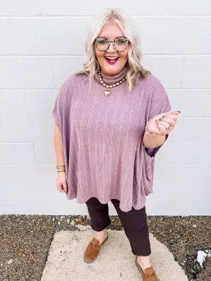 Keep Me Company Top in Mauve
