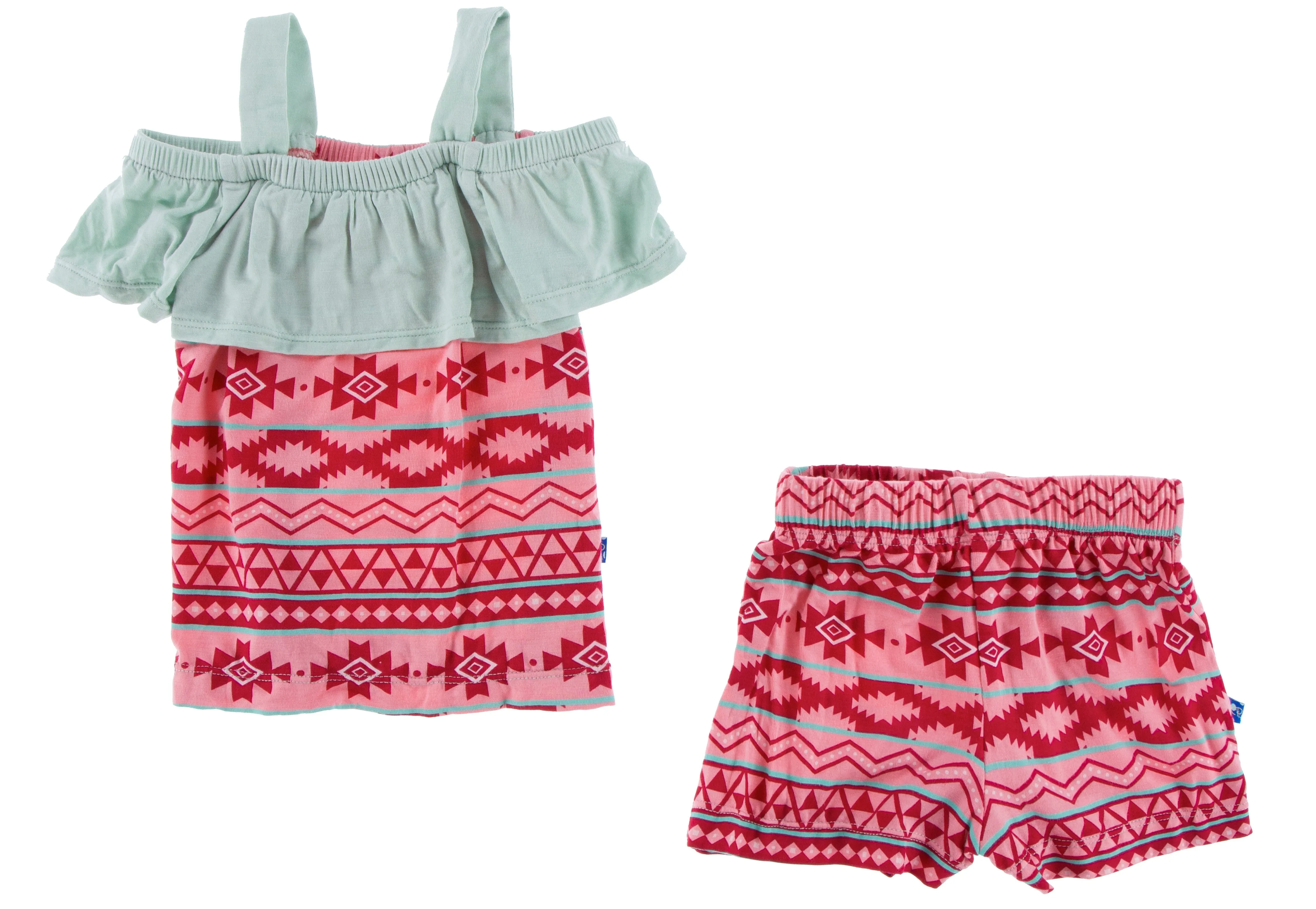 KicKee Pants Strawberry Mayan Pattern Cancun Girl Outfit