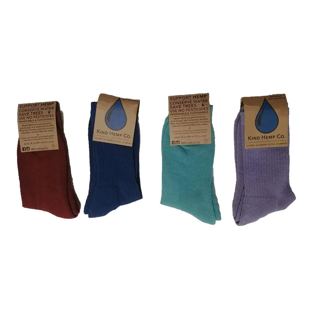 Kind Hemp Crew Socks