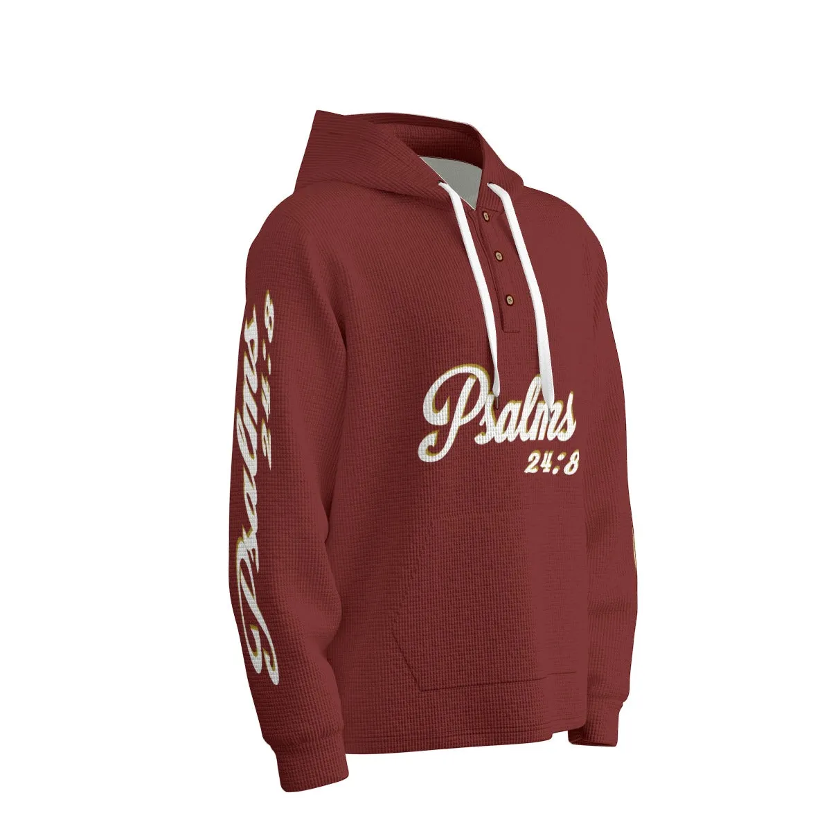 King of Glory Half  Button Hoodie