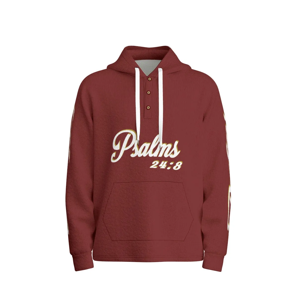 King of Glory Half  Button Hoodie