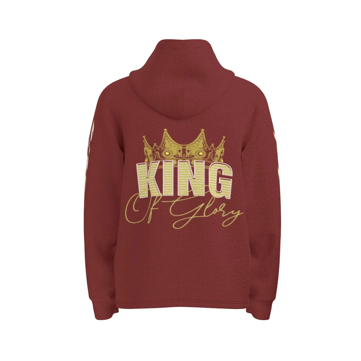King of Glory Half  Button Hoodie