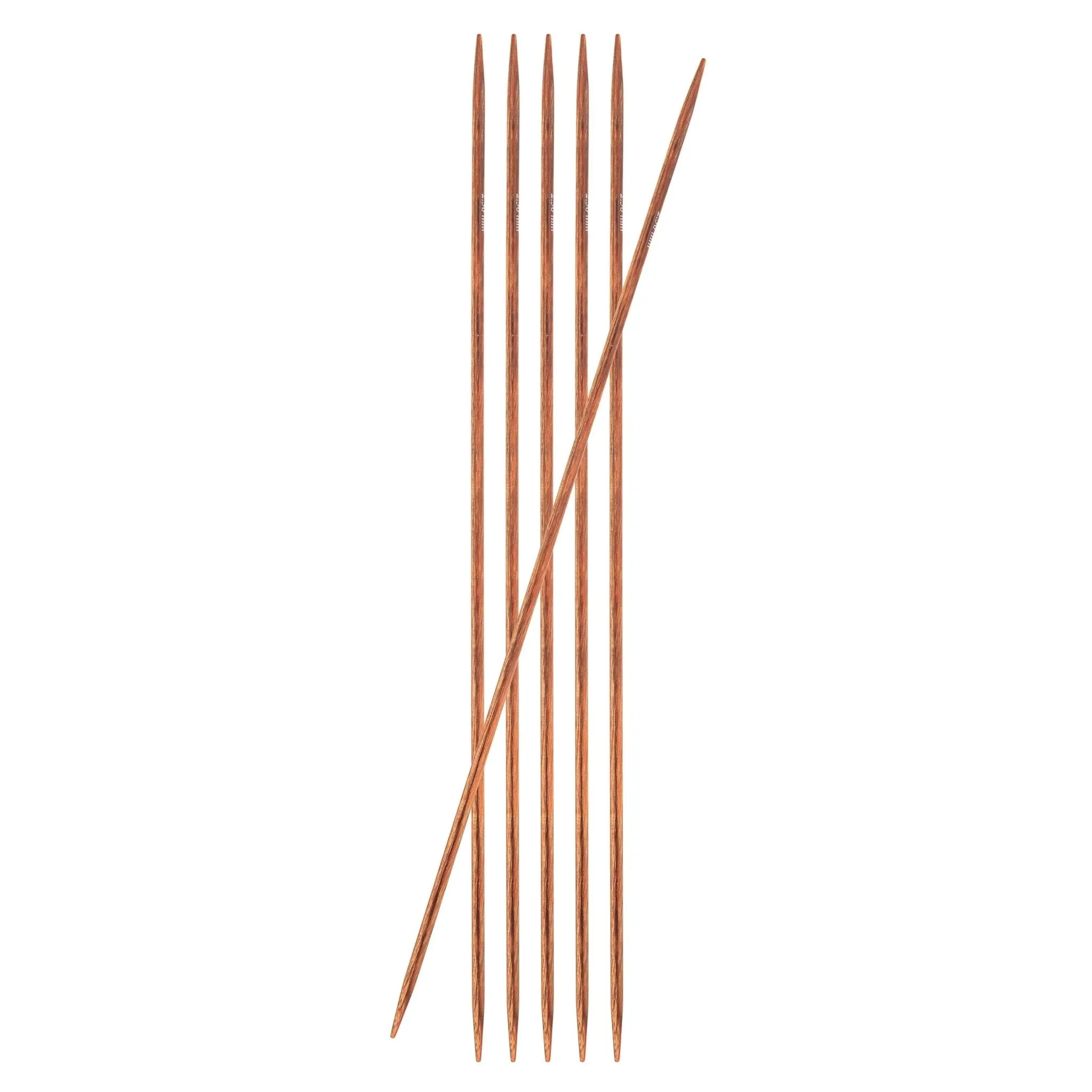 Knit Pro - Double Pointed Knitting Needles - 15cm DPN's - Ginger - 2.5mm