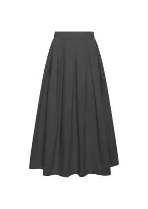 KYLIE LEAD-GREY COTTON UNI SKIRT