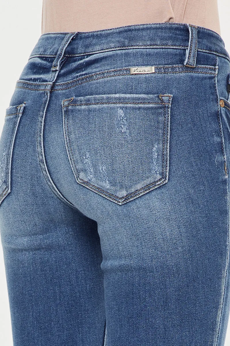 Landon Mid Rise Ankle Skinny Jeans