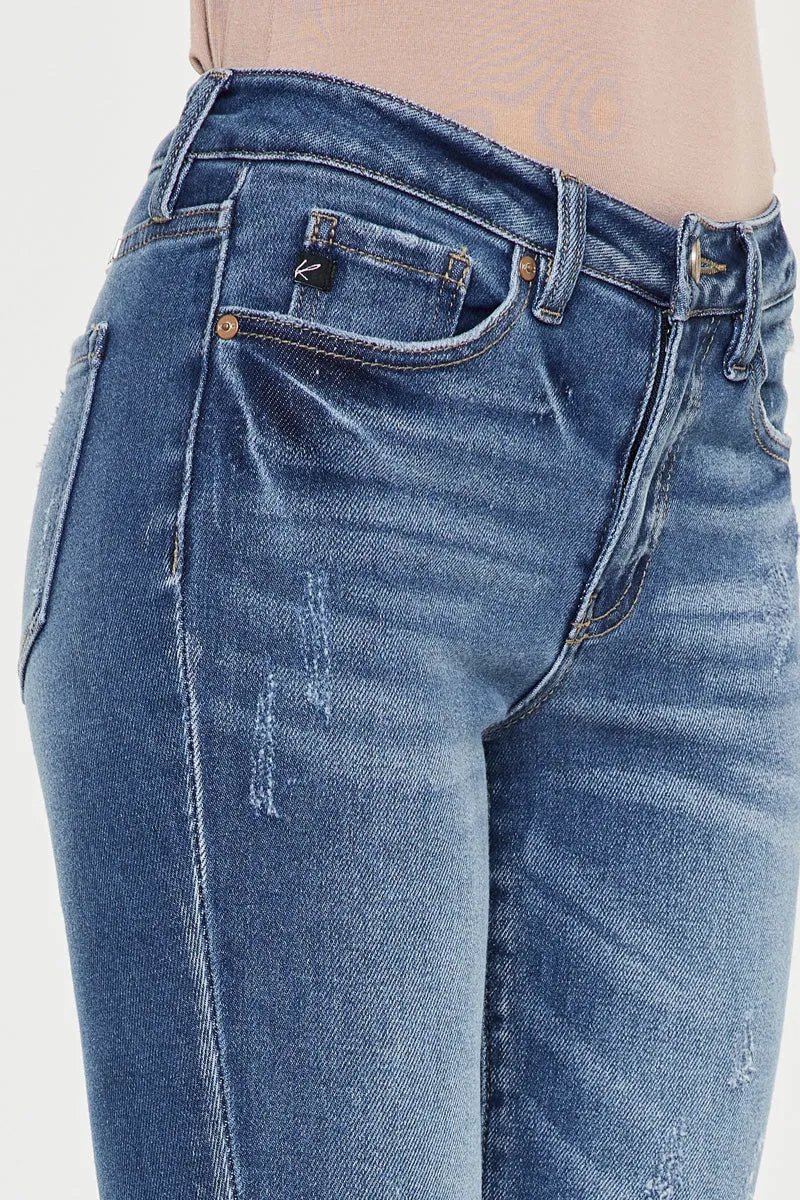 Landon Mid Rise Ankle Skinny Jeans