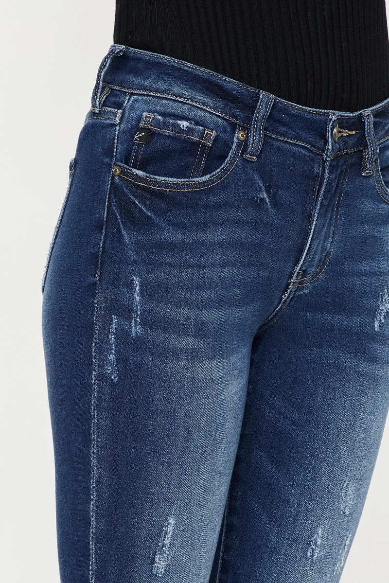 Landon Mid Rise Ankle Skinny Jeans