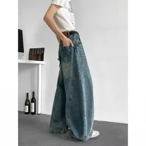 Large Baggy Blue Jeans