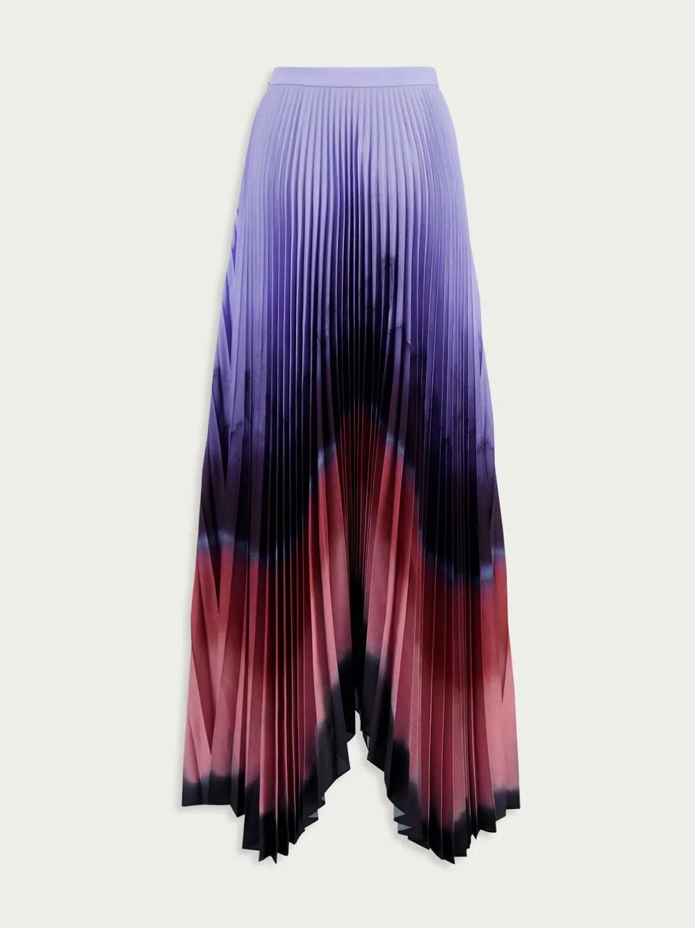 Lemnos Tie-Dye Pleated Maxi Skirt