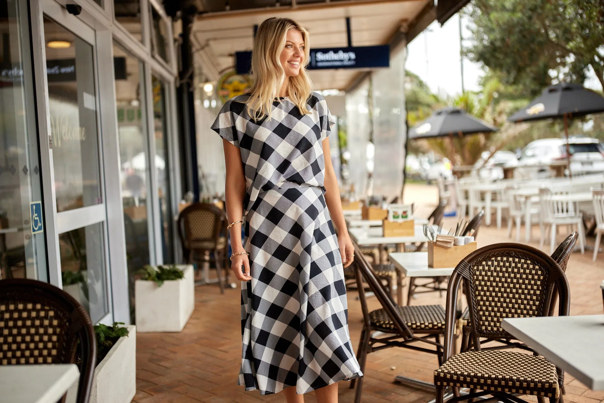 Lemon Tree Valeria Skirt - Gingham