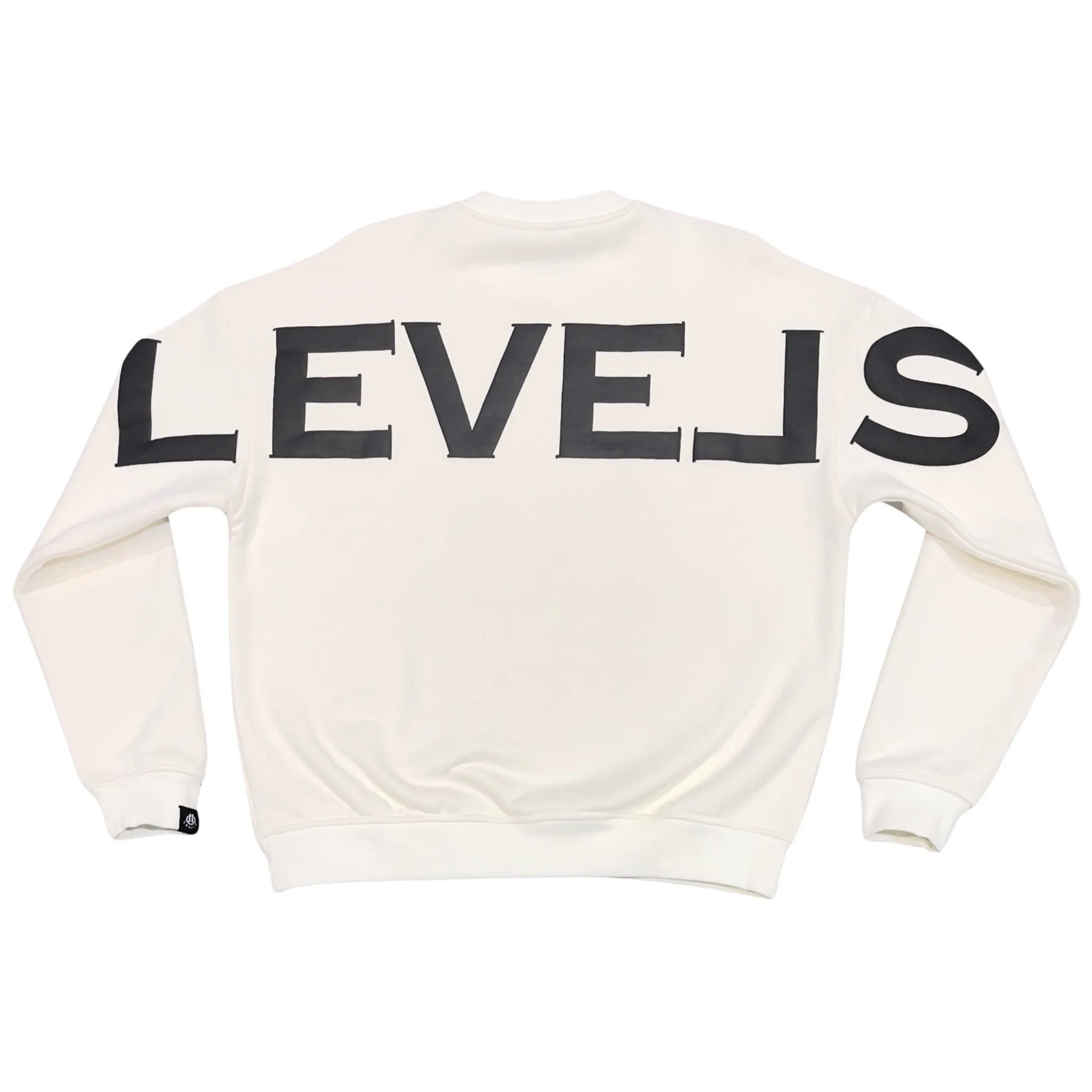 LEVELS SIGNATURE OVERSIZED CREWNECK | WHITE