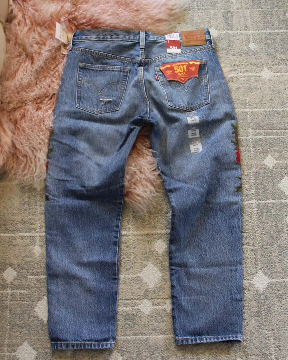 Levi's Patch Jeans
