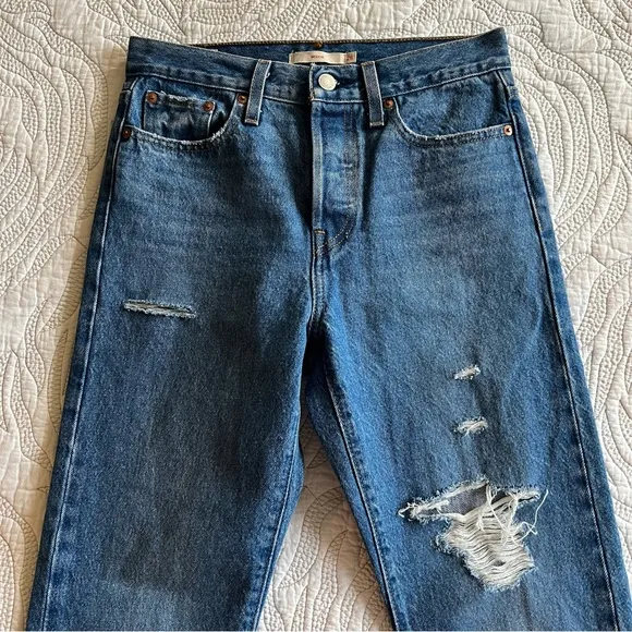 Levi's - Premium - Wedgie Icon Fit Ankle Jeans - Athens Asleep - Medium Wash