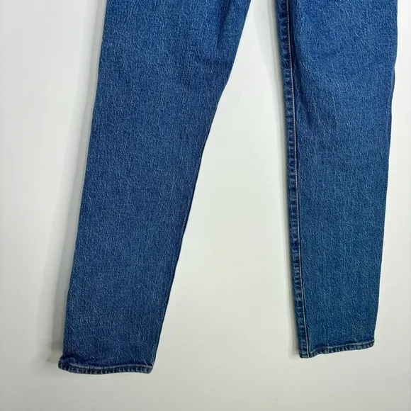 Levis Premium Wedgie Straight Jeans in Jive Sound Size 24 New