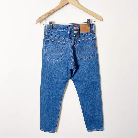 Levi’s Revolve Wedgie Icon Ankle Jeans in Athens Shut It Size 24 NWT