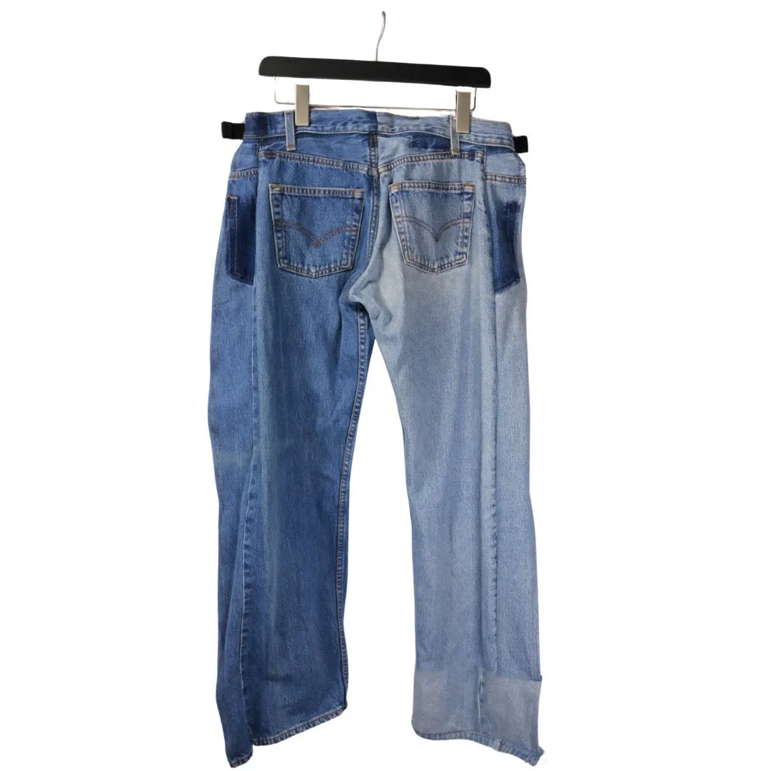 Liberation Frequency - Upcycled Multi-size Wraps Jeans