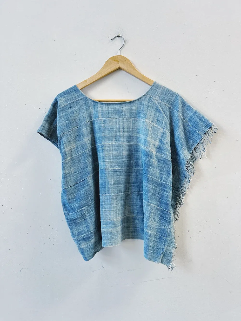 Light Indigo Tassel Top