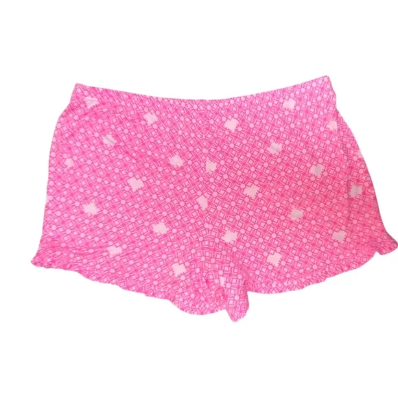 Lilly Pulitzer Augustina PJ Short in Flattering Hearts NWT Size XL