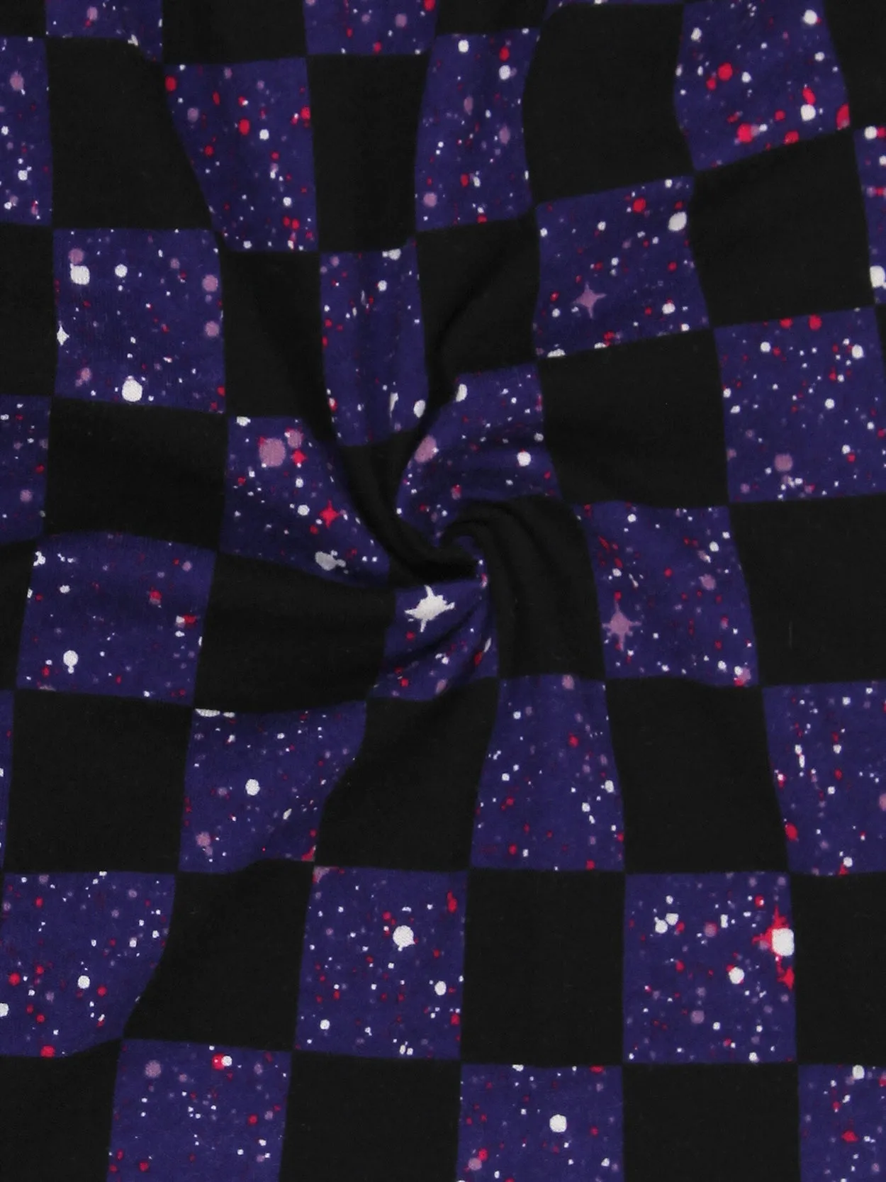 Lilo & Stitch Galaxy Check Cotton Jersey Button Fly Boxer Shorts