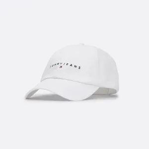 Linear Logo Cap - White