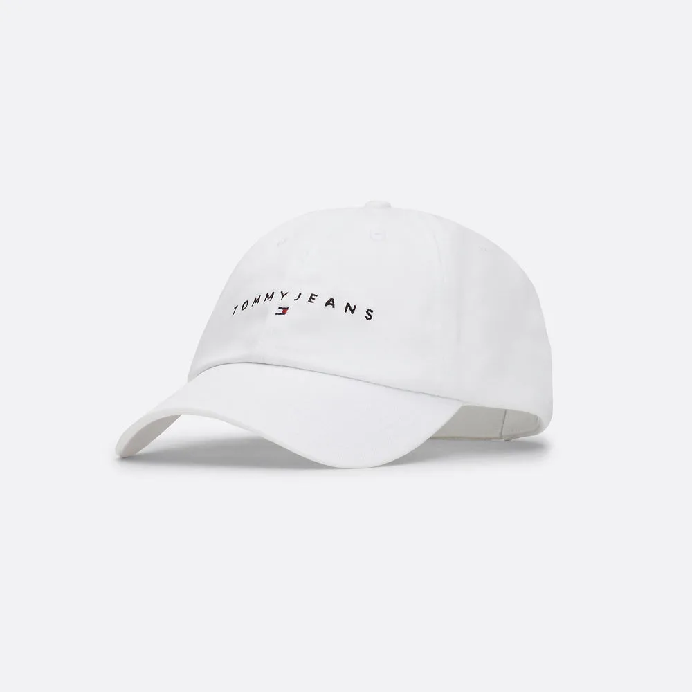 Linear Logo Cap - White
