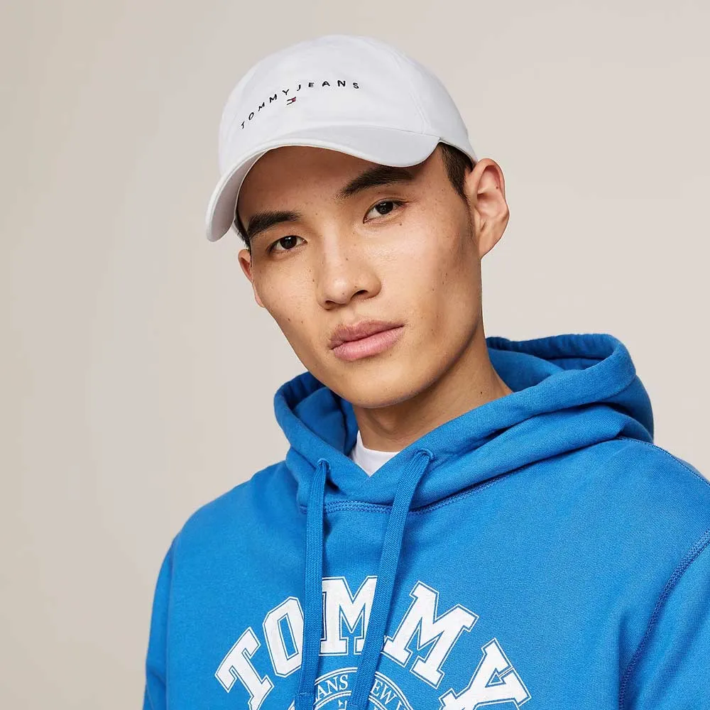 Linear Logo Cap - White