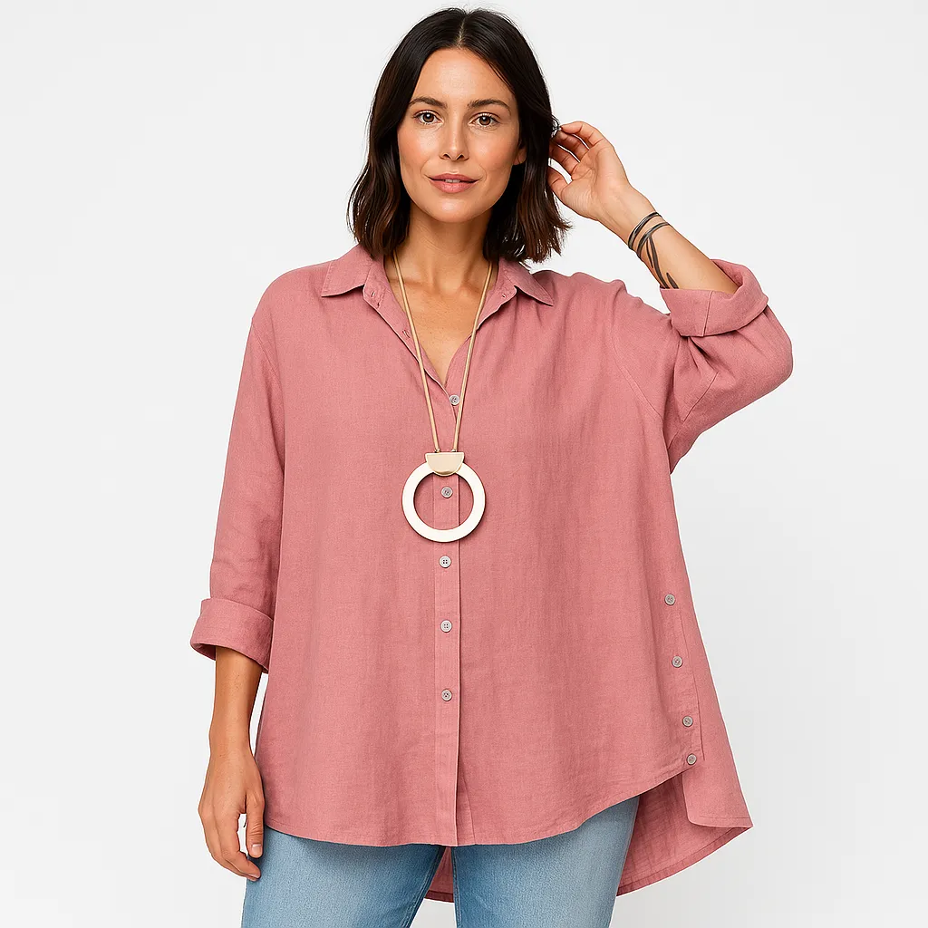 Linen Shirt | Oversized Fit | Breathable and Effortlessly Chic