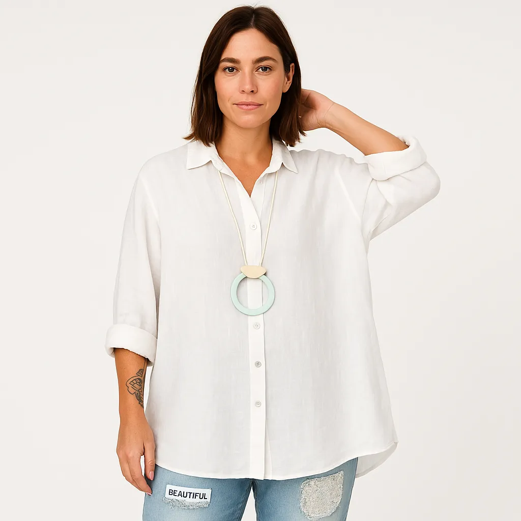 Linen Shirt | Oversized Fit | Breathable and Effortlessly Chic