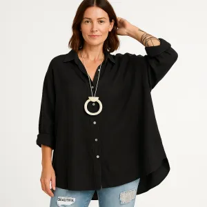 Linen Shirt | Oversized Fit | Breathable and Effortlessly Chic