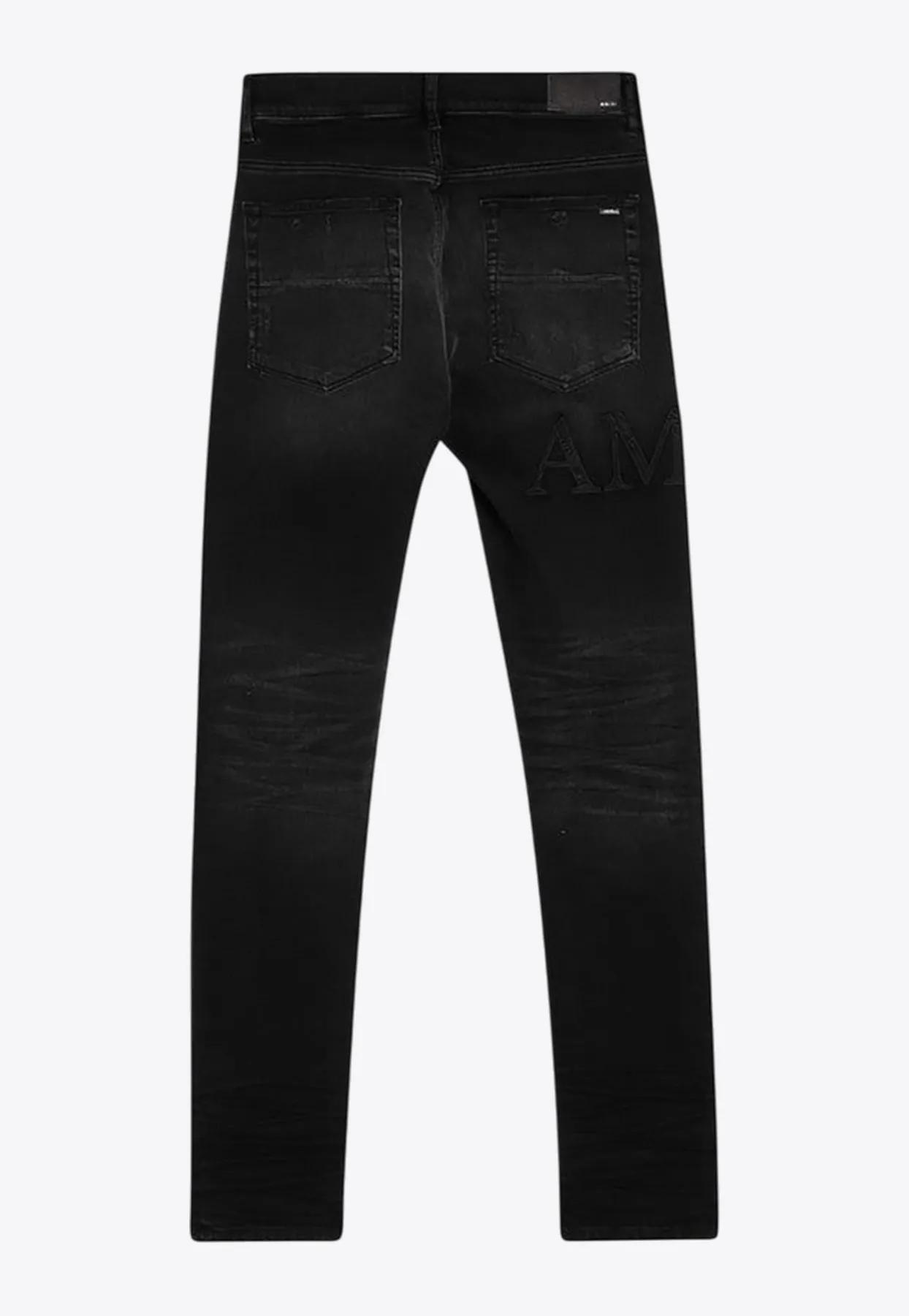 Logo Embroidered Vintage Skinny Jeans