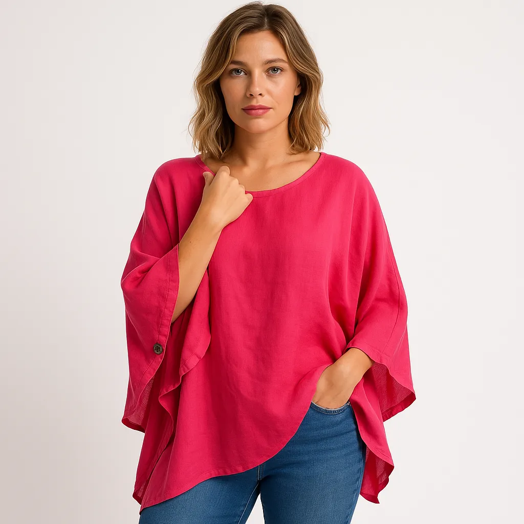 Loose Linen Blouse | Linen | Lightweight and Breathable