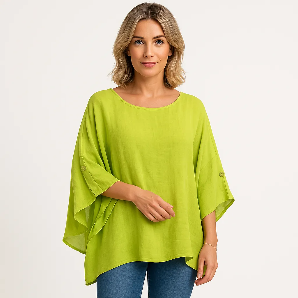 Loose Linen Blouse | Linen | Lightweight and Breathable
