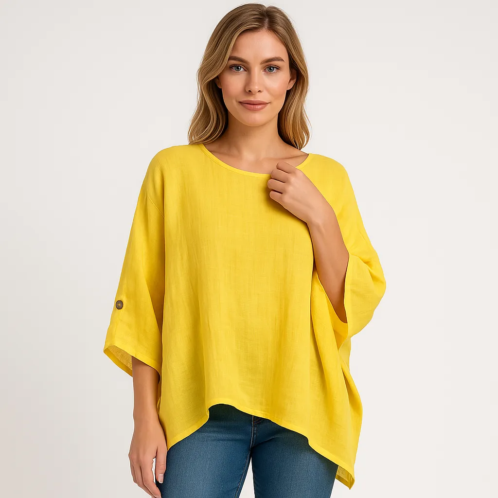 Loose Linen Blouse | Linen | Lightweight and Breathable