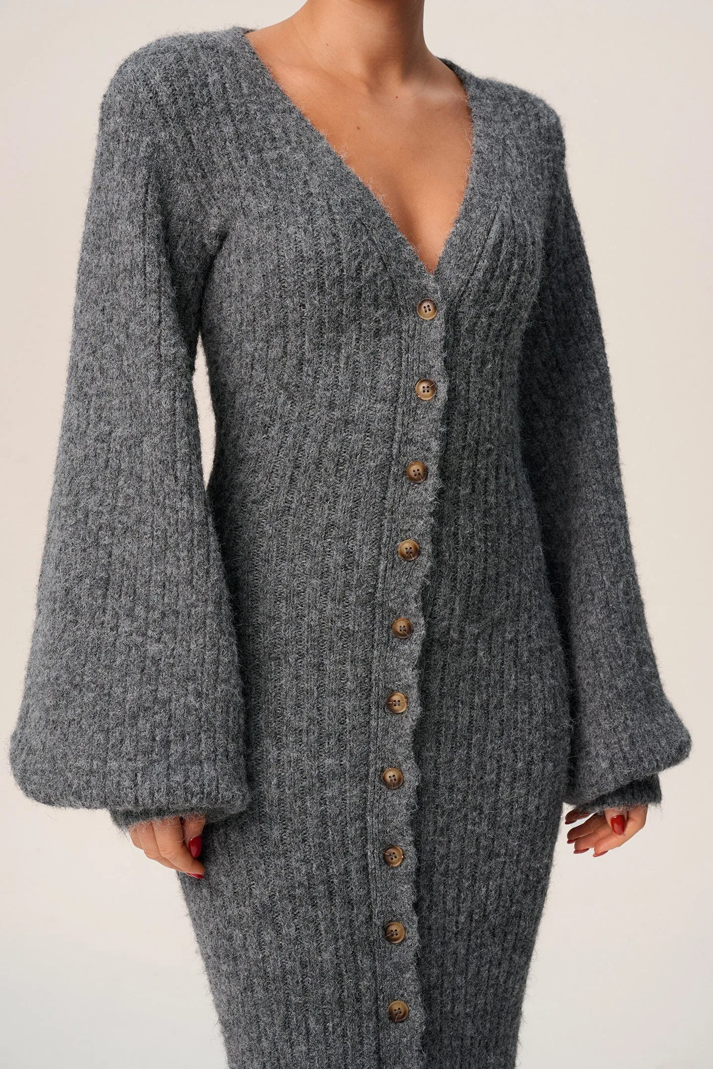 Louiza™ | Wool Maxi Dress
