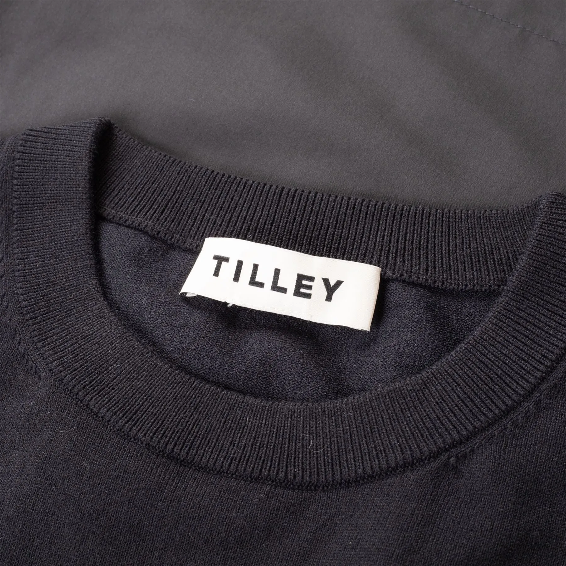LS Mix Sweater Black