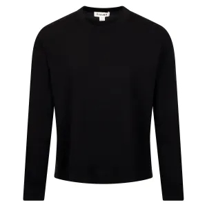 LS Mix Sweater Black