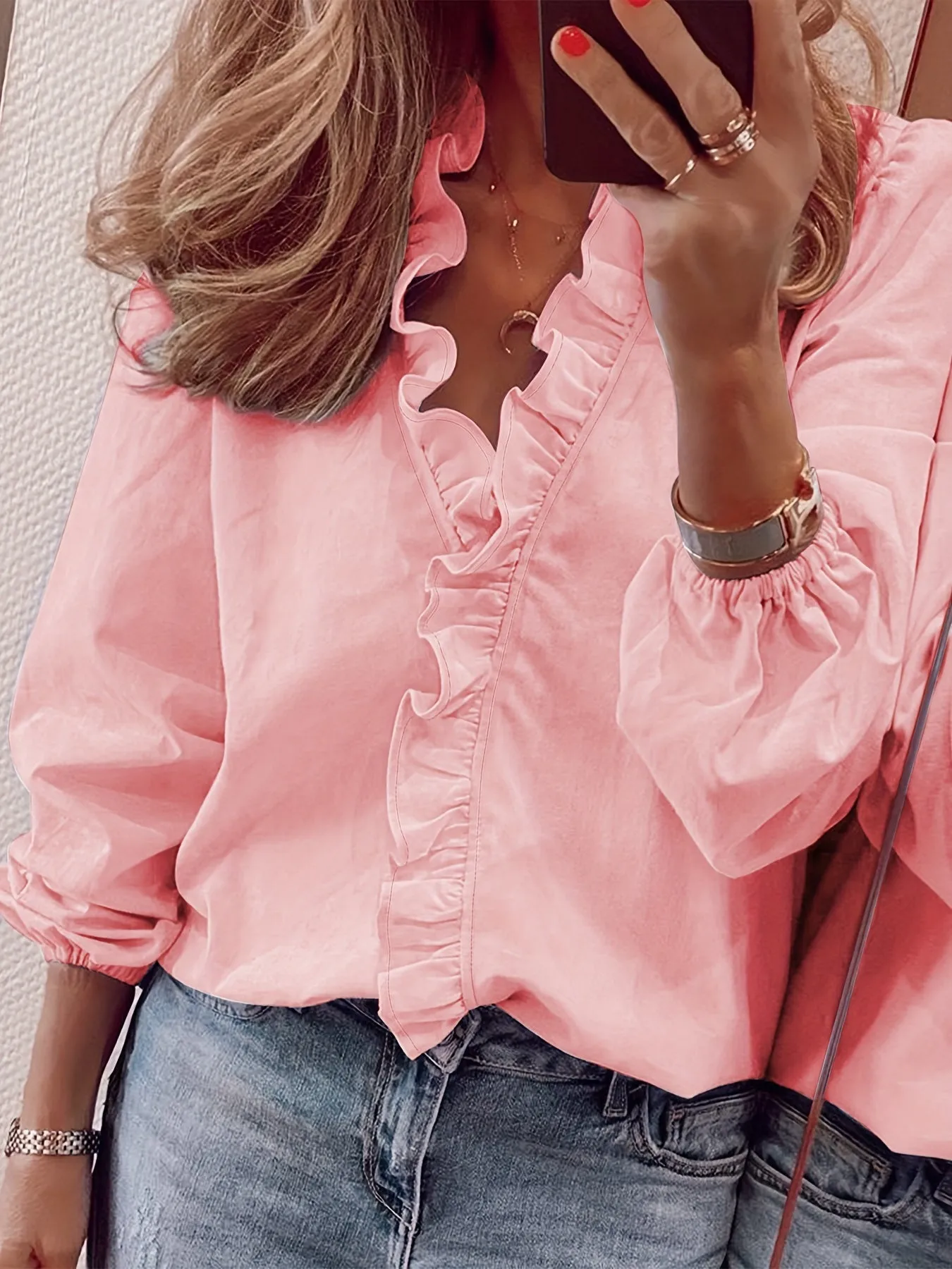 Luce - Chic Ruffle Blouse