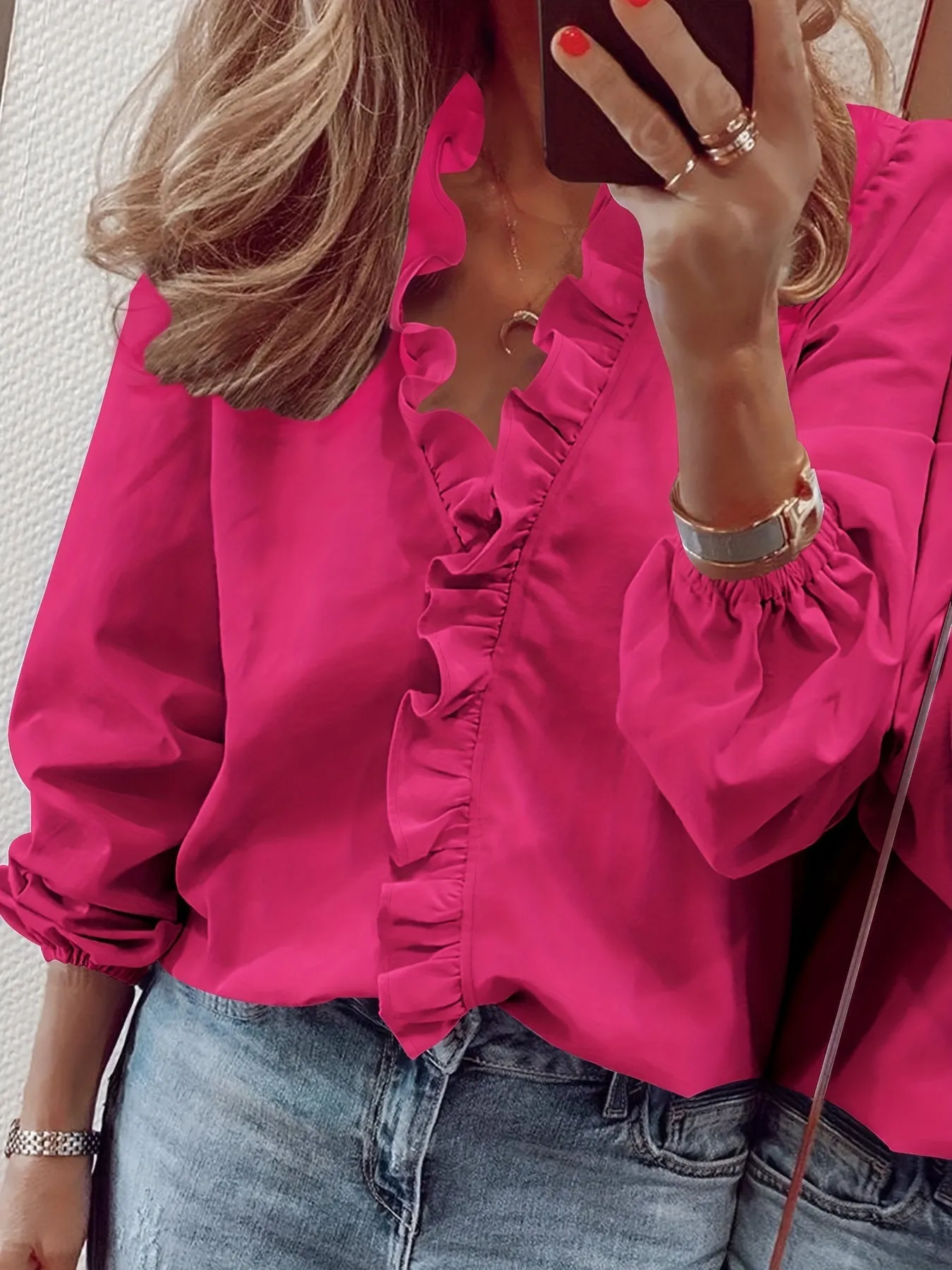 Luce - Chic Ruffle Blouse