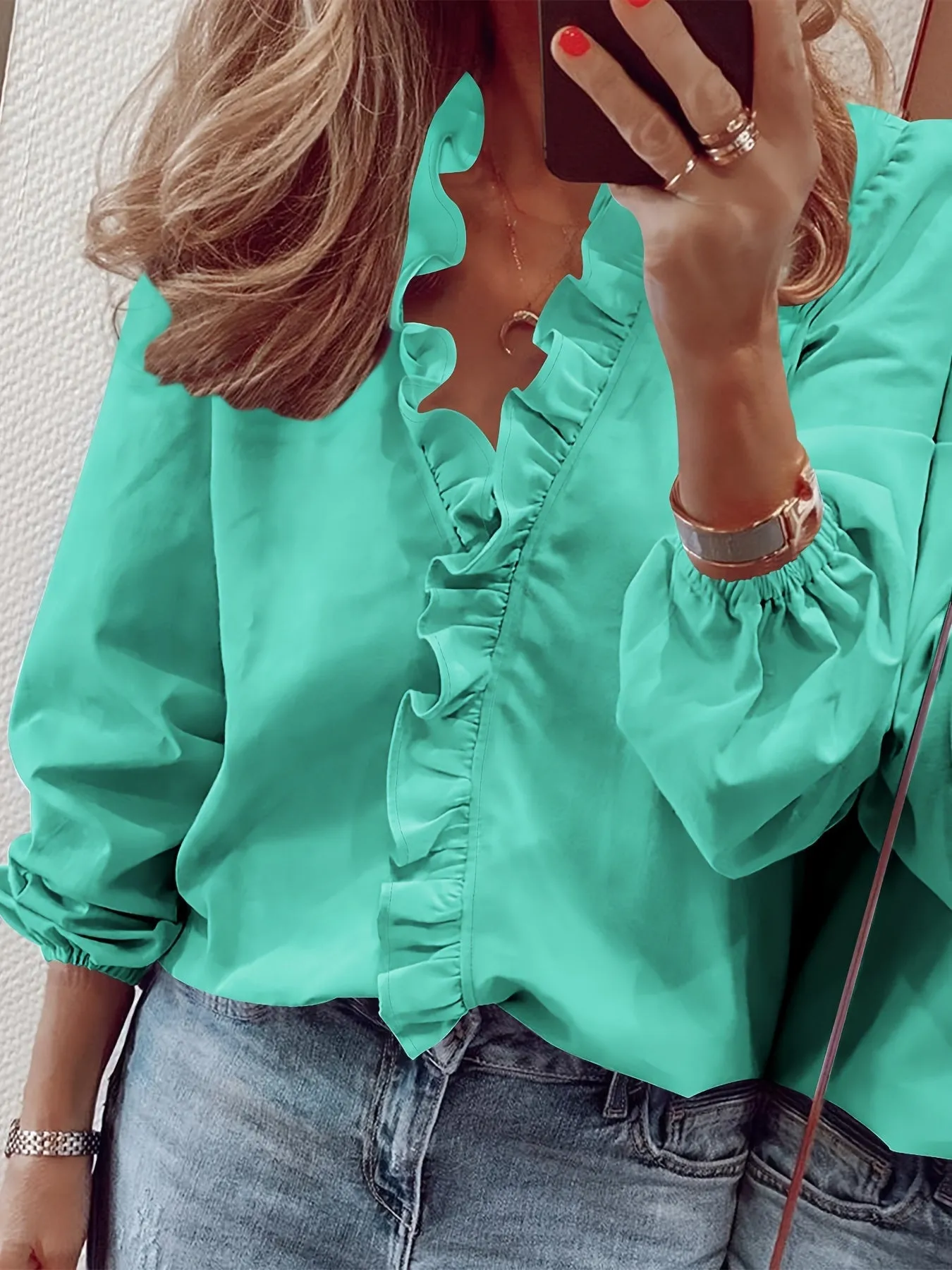 Luce - Chic Ruffle Blouse