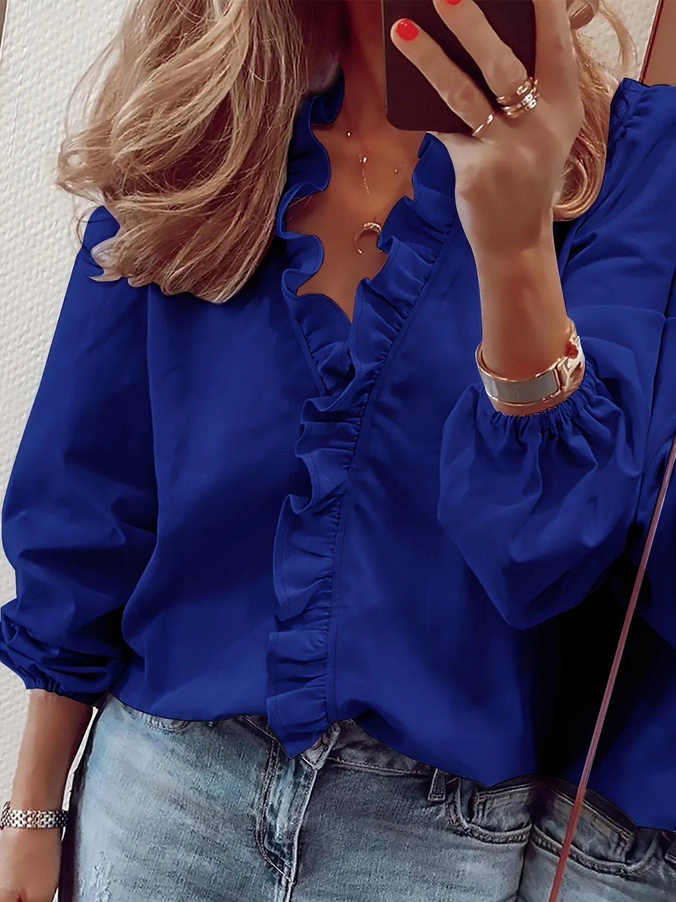 Luce - Chic Ruffle Blouse
