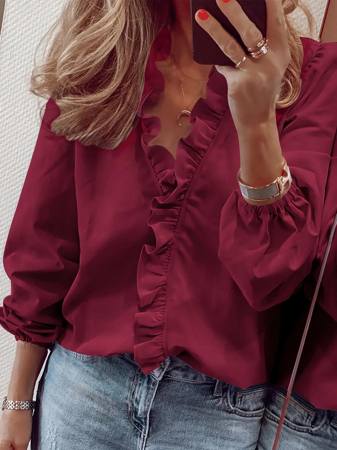 Luce - Chic Ruffle Blouse