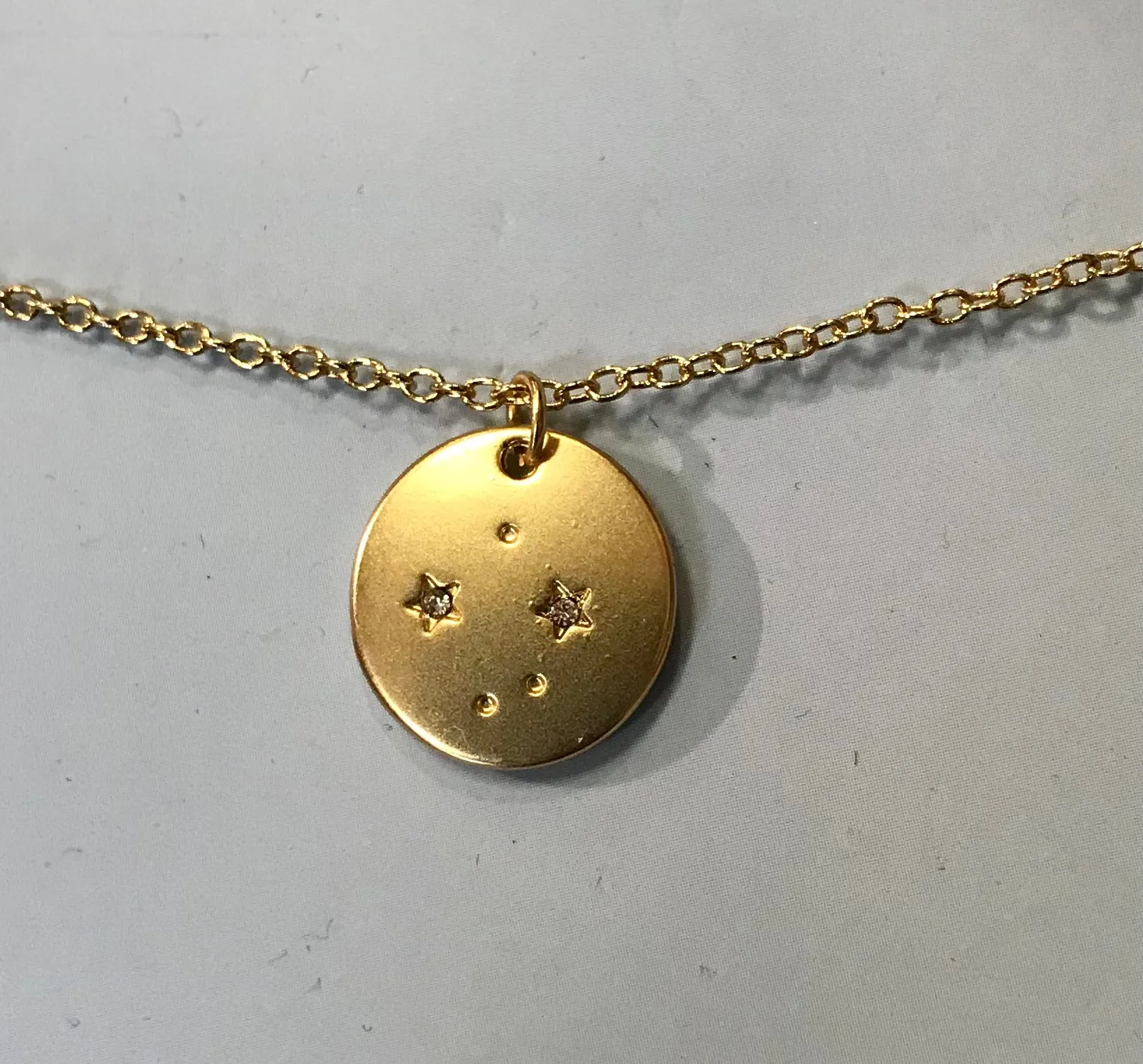 Lucky Feather Zodiac Astrology Necklace - Libra Glow Fish Studios