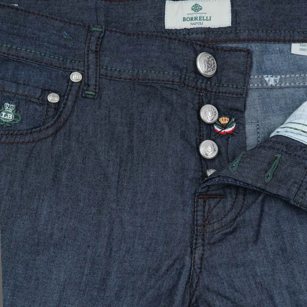 Luigi Borrelli Denim Blue Jeans - Extra Slim - 34 US / 50 EU