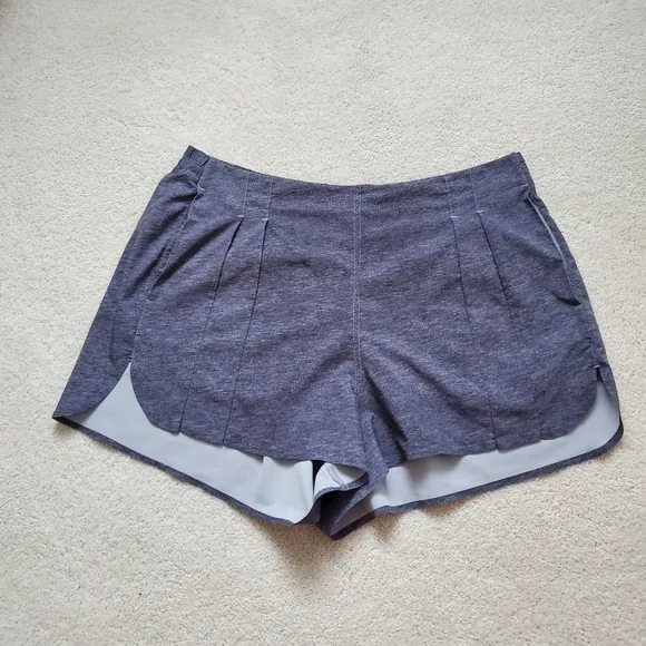 Lululemon &amp;Go Endeavor Shorts in Heathered Gray sz8
