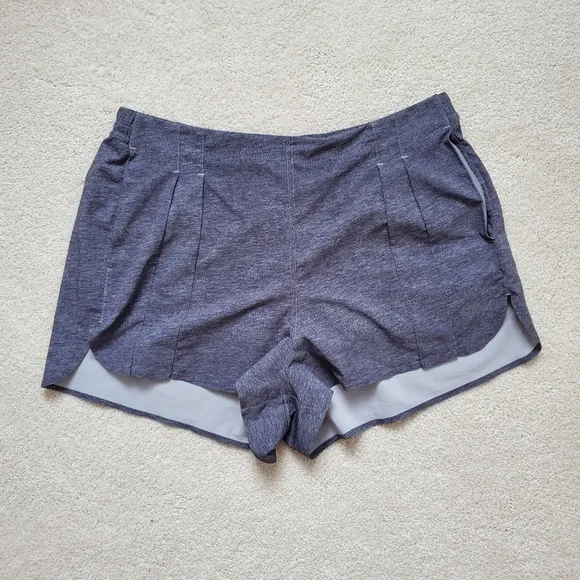 Lululemon &amp;Go Endeavor Shorts in Heathered Gray sz8