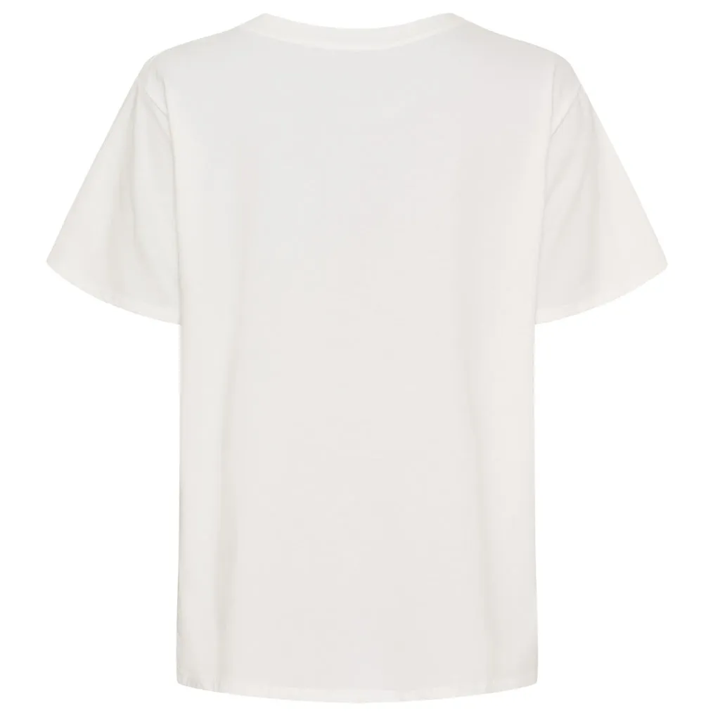 Lululia Dame T-Shirt LuNoor 0588 - Offwhite Lemon